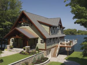 gorgeous waterfront home with deck